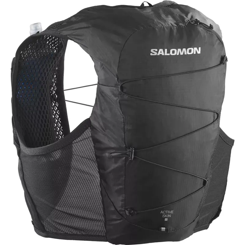 Salomon Active Skin 8 Unisex Vest with Flasks Black
